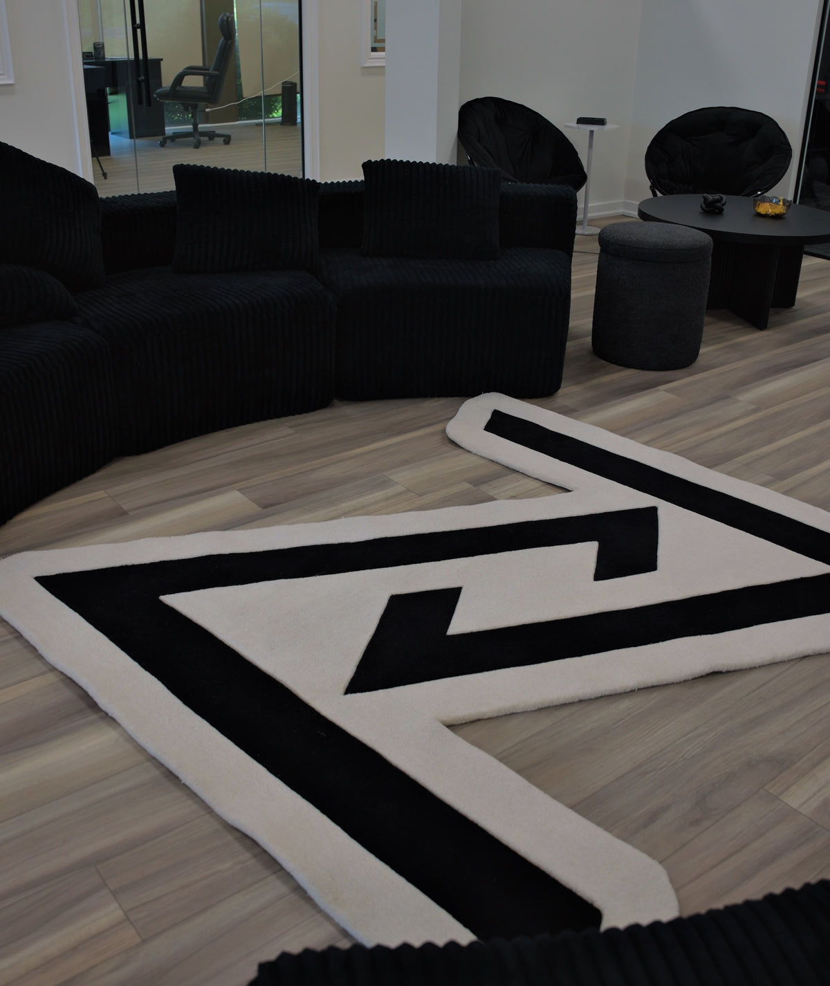 Silhouette Cutout Rug