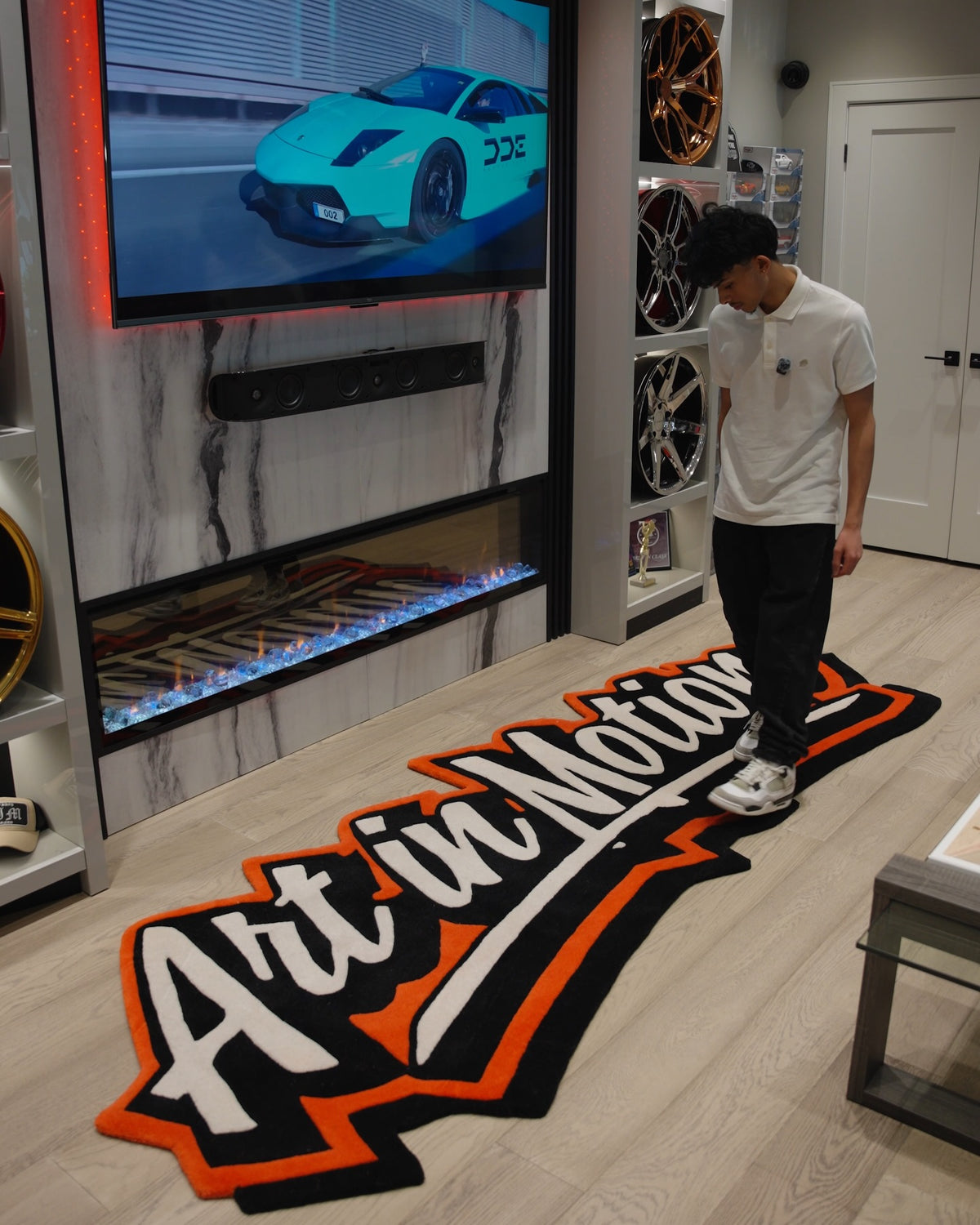 Silhouette Cutout Rug